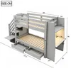 Letto a castello Merax 90x200 cm con scrivania, letto per Anteprima dell’immagine prodotto 7
