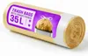 Odpadkové Pytly S Páskem, 1 Rolka, 35 L, Žluté Náhled obrázku produktu 4