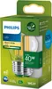 The image shows the retail packaging of a Philips LED light bulb. Produktbild-Vorschau