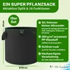 TTL GARDEN Pflanzsack 12L – 10er Set Stofftöpfe aus Filz & Produktbild-Vorschau 2