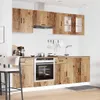 vidaXL 8-tlg. Küchenschrank-Set Kalmar Altholz-Optik Produktbild-Vorschau 3