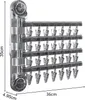 Sockenclip, 180-Grad-Drehung, wandmontiert, faltbar, Produktbild-Vorschau 6