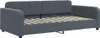 vidaXL Tagesbett Dunkelgrau 90x200 cm Samt Produktbild-Vorschau 1