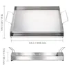 VEVOR Plaque de gril 430 Acier inoxydable 58,7 x 39,5 x 9,9 Voir les images du produit 10