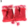 Damen Winter Faux Kaninchen Pelz Kunstleder Fingerlose Produktbild-Vorschau 5