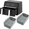 Premium Dual-Zone Heissluftfritteuse, Doppelkorb, 2x 4,5 l, Produktbild-Vorschau 1