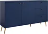 Cassettiera combinata PITALITO - blu scuro Anteprima dell’immagine prodotto 1