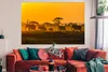 MuchoWow® Poster Elefantenherde bei Sonnenaufgang 180x120 Produktbild-Vorschau 3