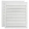 vidaXL Armadio ante a doghe design 2 pezzi bianco 61,5x49,4 Anteprima dell’immagine prodotto 7