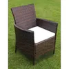 set da pranzo da giardino 9 pezzi con cuscini in poly Anteprima dell’immagine prodotto 2