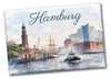 Hamburg Skyline Souvenir Magnet Souvenir Elbphilharmonie Produktbild-Vorschau 1