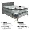 Boxspringbett "AUDREY" Produktbild-Vorschau 3