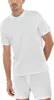 A man wearing a white t-shirt and white boxer shorts. Produktbild-Vorschau
