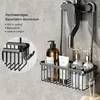 Duschablage zum Hängen, Duschregal, Ohne Bohren, Shampoo Produktbild-Vorschau 2