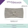 styleBREAKER Damen Strick Stirnband mit Rippstrickmuster Produktbild-Vorschau 5