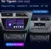 10''Autoradio Carplay android auto SWC Für VW Tiguan Produktbild-Vorschau 2