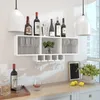Weinglasregal Vicco Vin Weiß mit Glashalter, Model 50139 Produktbild-Vorschau 1