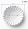 SARO Korbfilterpapier für Kaffeemaschinen - 1000 Stück Produktbild-Vorschau 2
