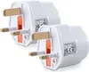 kwmobile 2x Steckdosenadapter England | Reiseadapter UK Produktbild-Vorschau 1