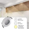 3er Set Oktaplex Einbaustrahler rund Alu inkl. LED Modul Produktbild-Vorschau 3
