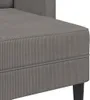 vidaXL Canapé 2 places avec chaise longue en L gris clair Voir les images du produit 6