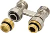 Hahnblok, rechte doorvoering, 3/4" AG x 1/2" Euroconus, Productafbeelding-voorbeeld 1