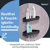 Sanics Duschablage ohne Bohren 2-lagig – Selbstklebendes Produktbild-Vorschau 8