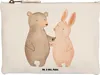 Mr. & Mrs. Panda Kosmetiktasche Bär und Hase Umarmen Größe Produktbild-Vorschau 1