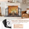 COSTWAY, grote schoorsteenbeschermer van 151 x 83 cm, Productafbeelding-voorbeeld 3