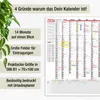 XXL Wandkalender 2026 mit Rückseitendruck | Jahresplaner Produktbild-Vorschau 2