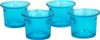 Teelichtgläser geschwungen 63x45 mm, Set 4 Stück, Produktbild-Vorschau 2