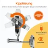 Goliving Make-up-Spiegel mit Beleuchtung - Ø25 cm - Produktbild-Vorschau 4