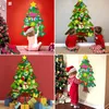 Árbol de Navidad de fieltro con guirnalda de luces LED y 32 Vista previa de la imagen del producto 8