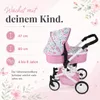 Bayer Chic 2000 Kombi-Puppenwagen Mika | 2in1 Buggy & Produktbild-Vorschau 3