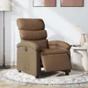 vidaXL Relaxsessel Elektrisch Braun Stoff Produktbild-Vorschau 2