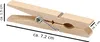 VonBueren 24 x Wäscheklammern Holz groß | 7 cm | Produktbild-Vorschau 2