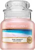 Yankee Candle Pink Sands, Cylidner, Różowy, Piżmo, Wanilia, Podgląd zdjęcia produktu 6