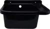 ADGO® Waschbecken Für Waschküche Garage Spüle Schwarz Produktbild-Vorschau 1