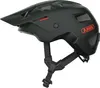 A studio shot of a green mountain bike helmet against a white background. Náhľad obrázku produktu