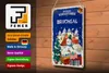 Blechschild Weihnachtsgrüße BRUCHSAL 20x30cm Produktbild-Vorschau 3