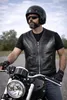 PAULGOS Lederweste Biker Kutte Clubweste Chopper Weste 100% Produktbild-Vorschau 7