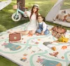 Krabbelmatte Baby 180x200 XXL, Faltbare Spielmatte 1cm Produktbild-Vorschau 8