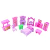 22-teiliges Puppenhaus-Spielset, Plastikmöbel, Produktbild-Vorschau 5