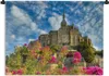 MuchoWow® Wandteppich Wandbehang Schloss - Blumen - Produktbild-Vorschau 1
