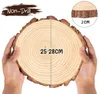 4 Stück 25-28cm Durchmesser Holzscheiben, 2 cm Dick Produktbild-Vorschau 7