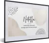 MuchoWow® Gerahmtes Poster Nutella - Sprichwörter - Zitate Produktbild-Vorschau 1