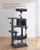 Drapak wieża dla kota dymny szary 143 cm Podgląd zdjęcia produktu 3