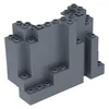 LEGO® 4x10x6 Felsen Felsplatte Berg Dunkelgrau - 6082 NEU! Produktbild-Vorschau 3