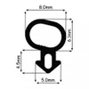 Fensterdichtung Gummidichtung WS005G TPE 5m Grau Dichtung Produktbild-Vorschau 2