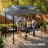 tectake® Grillpavillon wetterfest UV-Schutz Stahl anthrazit Produktbild-Vorschau 7